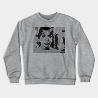 Retro 70s Mod Girl Crewneck Sweatshirt